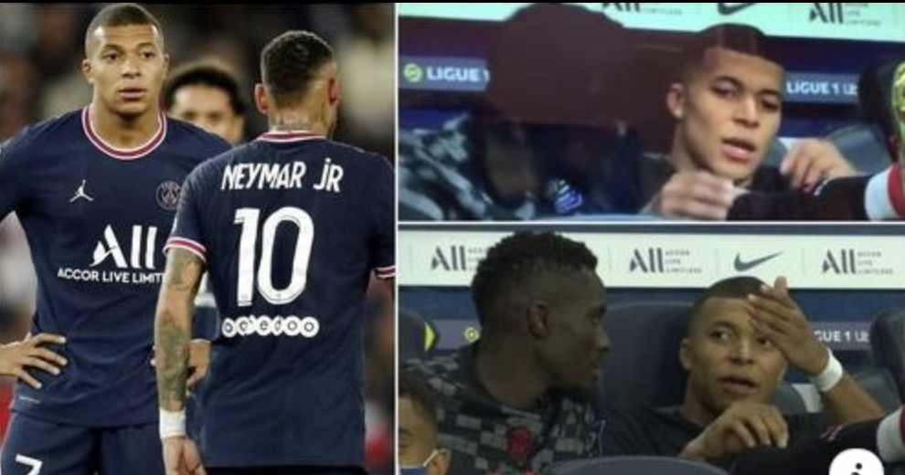 Kamerat kanë kapur Kylian Mbappen duke u ankuar për Neymarin, pas golit të Draxlerit kundër Montpellier