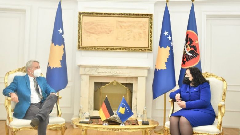 Presidentja Osmani takon ambasadorin e Gjermanisë, flasin për situatën në veri