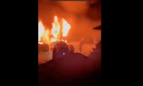 Momenti kur dëgjohen britmat e pacientëve që u ngujuan nga zjarri në spitalin e Tetovës