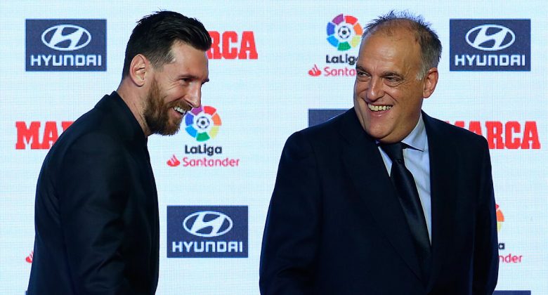 Presidenti i La Ligas hedh dyshime të forta rreth arsyes së vërtetë të largimit të Messit nga Barcelona