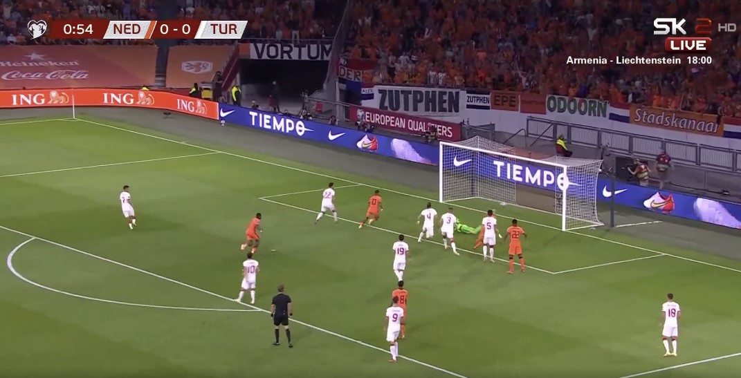 Goli që sapo ka shënuar Holanda kundër Turqisë qysh në minutën e PARË, është thjesht kënaqësi të shikohet