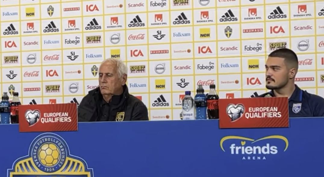 E PLOTË: Fjalët e Challandes dhe Aro Muric para ndeshjes me Suedinë