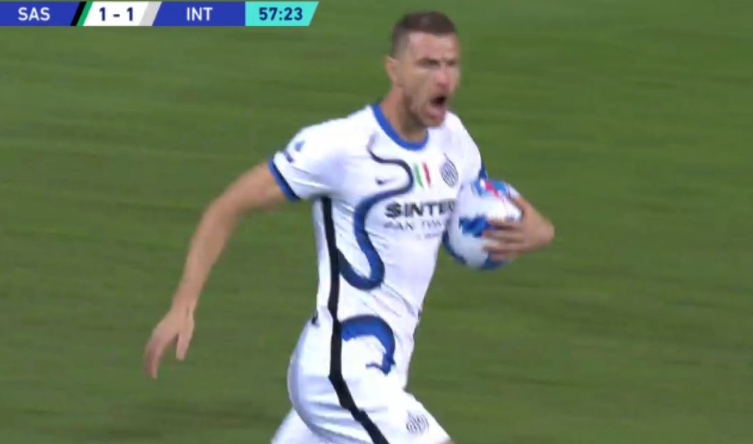 Dzeko gjen golin, Inter barazon rezultatin ndaj Sassuolo