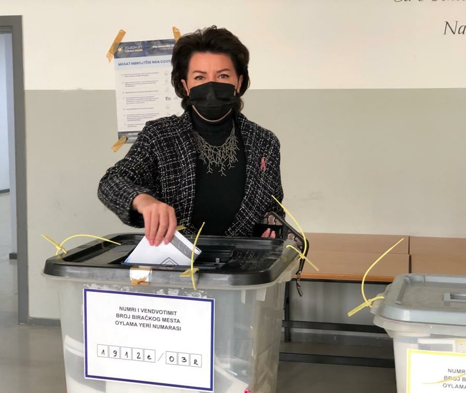 Jahjaga: Unë votova për Prishtinën që e dua