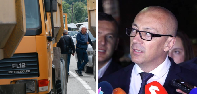 E konfirmuar: Kompania e ministrit të Qeverisë Kurti, Goran Rakic ngriti barrikada në veri