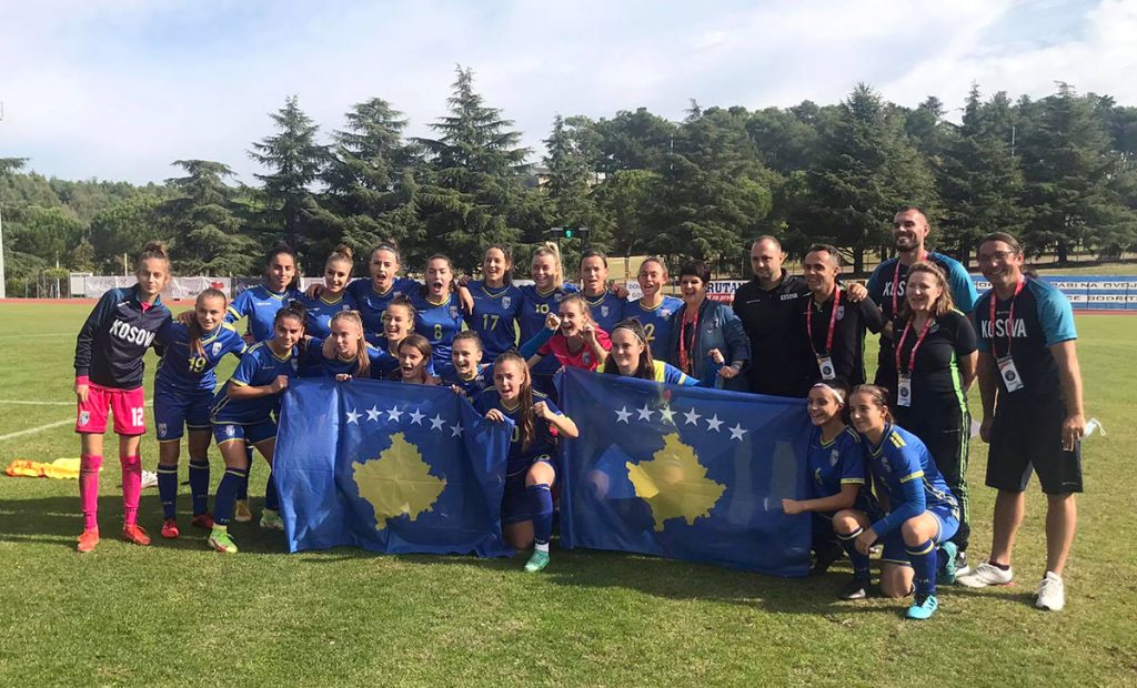 Kosova U-19 në konkurrencën e femrave i nis me fitore kualifikimet për ‘Euro 2022’
