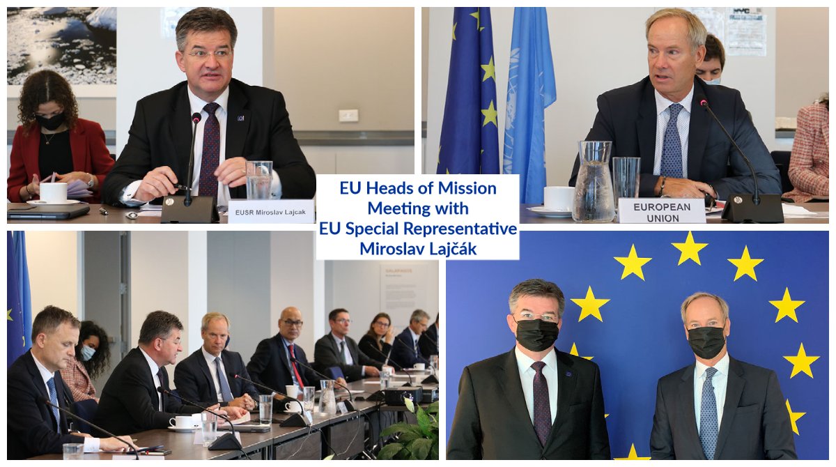 Lajçak takon ambasadorët e BE-së në Kombet e Bashkuara, mbështetet për përpjekjet në dialogun Kosovë-Serbi
