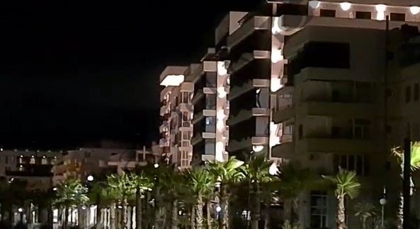 Pamje nga hoteli ku u gjetën të vdekur katër turistët rusë në Shqipëri