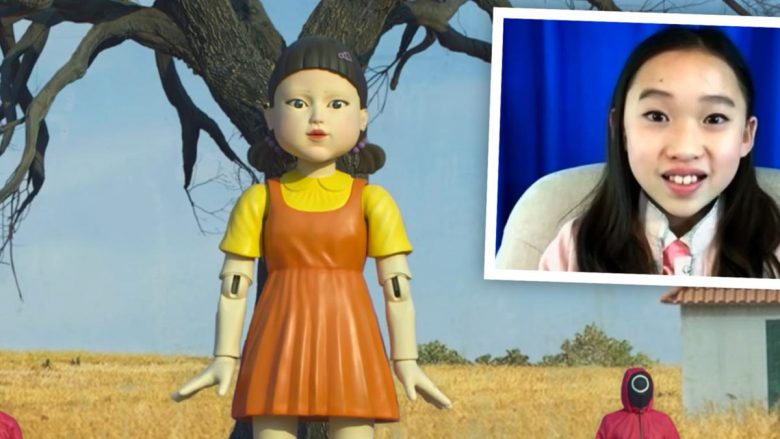 Aktorja 10-vjeçare e cila ishte zëri i kukullës së famshme të “Squid Game” thotë se prindërit nuk e kanë lejuar ta shikojë serialin