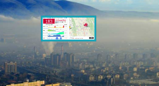 Prishtina me ajër shumë të ndotur sonte