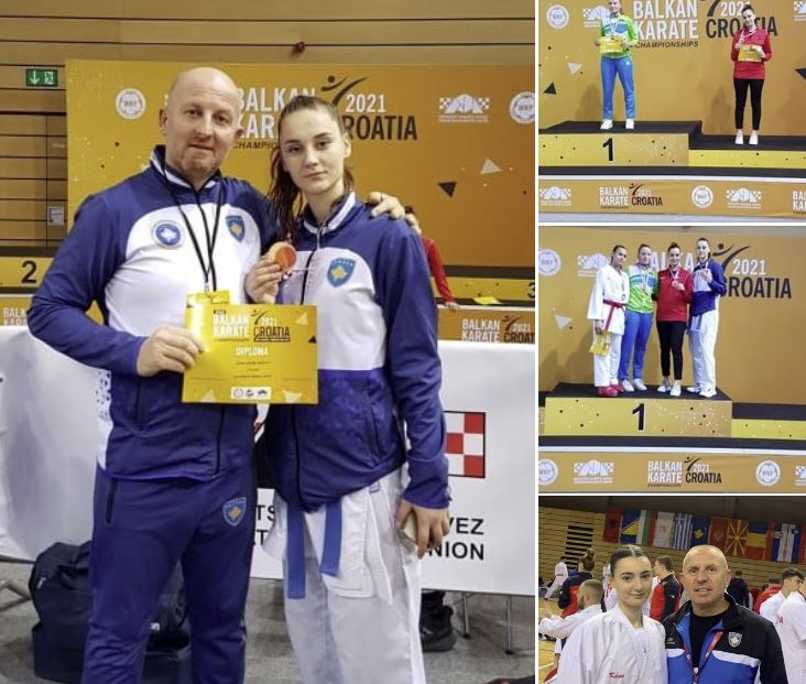 Kampionati Ballkanik në karate: Vlera Qerimi e bronztë, zë vendin e tretë