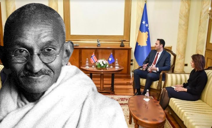 Këshilltari i Glauk Konjufcës sulmon ashpër Mahatma Gandhin