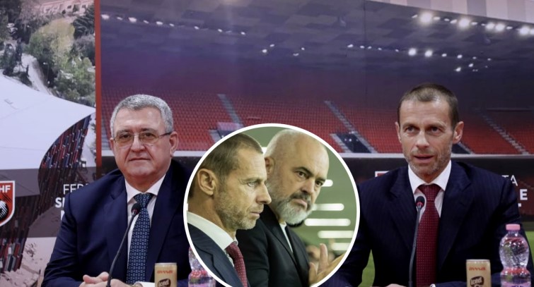 Presidenti i UEFA-s, Ceferin ateron të hënën në Tiranë pas problemeve mes FSHF-së dhe Erion Veliajt