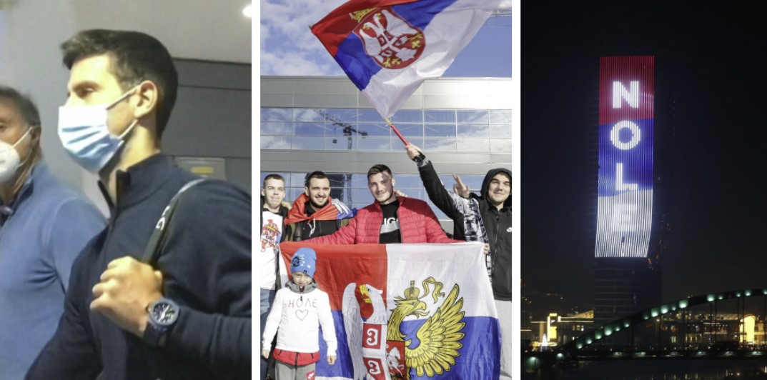 Gjokoviqi kthehet në Beograd pasi e përzunë nga Austrlia, pritet si hero: Je krenaria jonë