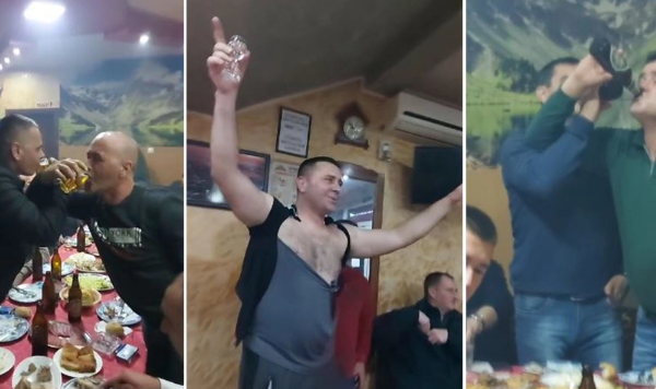 Publikohet videoja skandaloze në Serbi: Policët festuan me këngë çetnike si në kohën e Millosheviqit
