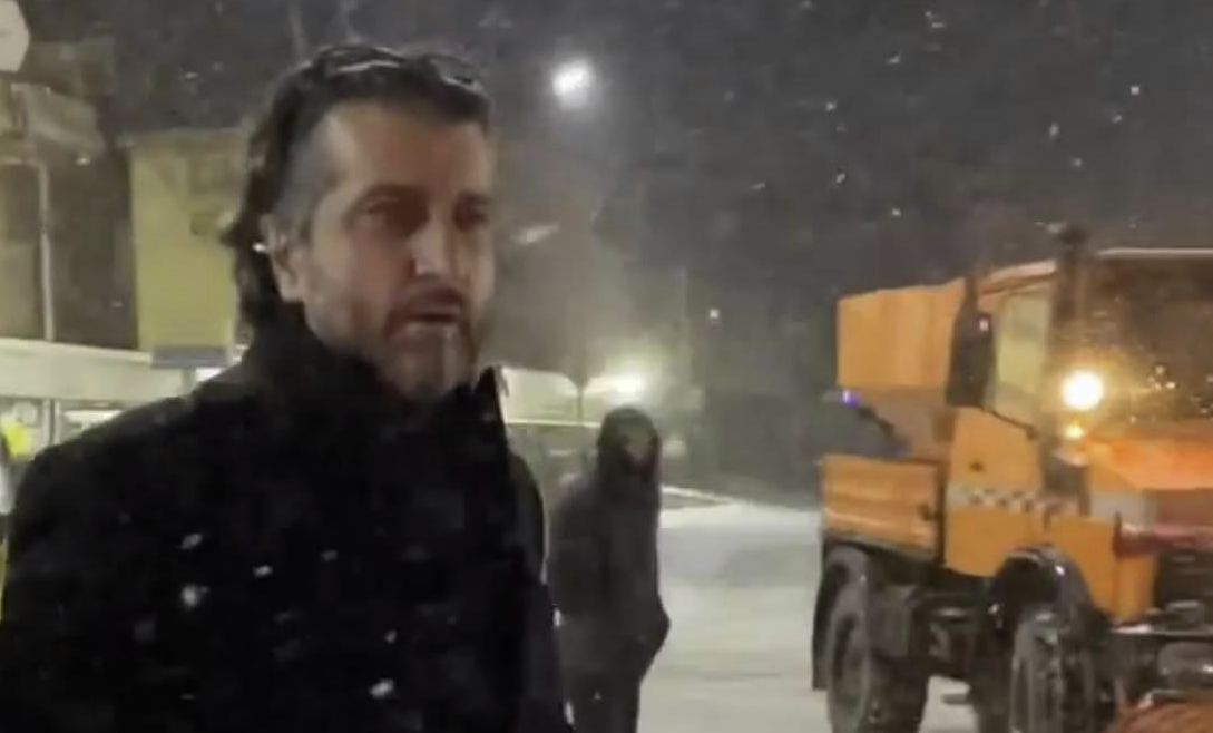 Bora dhe ngricat në Prishtinë, Rama del në terren
