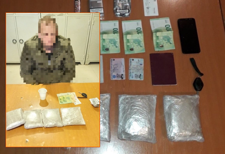 Po hynte ilegalisht nga Maqedonia në Kosovë, policia i gjen dy kilogramë heroinë në pallto