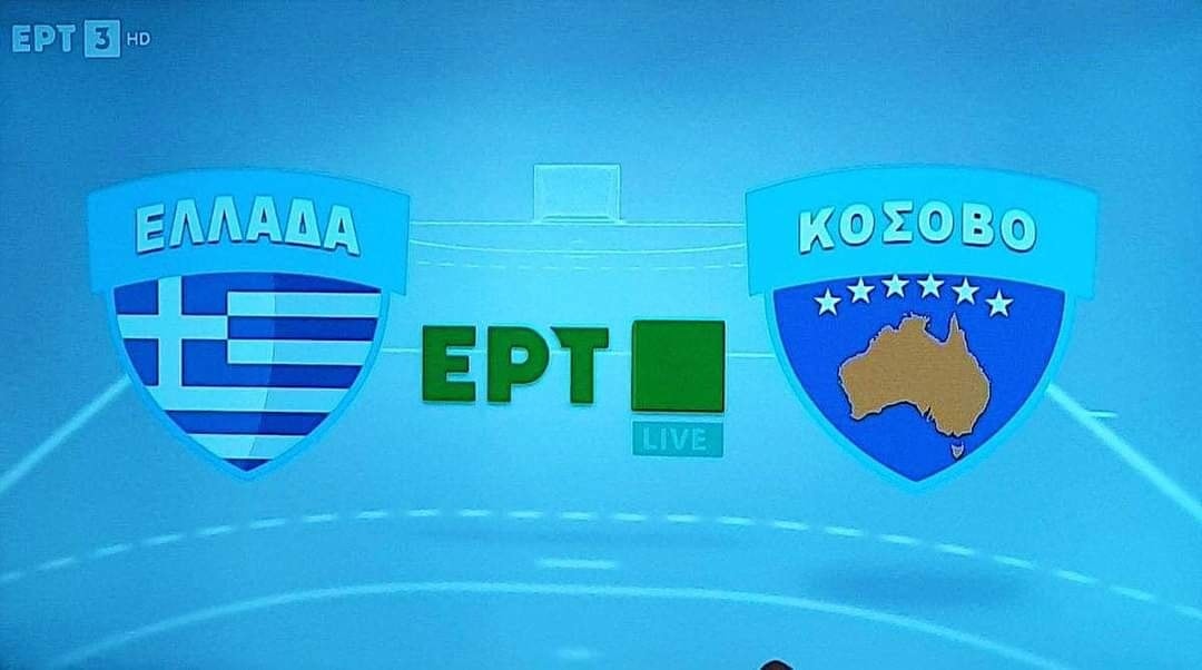 Televizioni Kombëtar i Greqisë përdhos flamurin e Kosovës, e shfaqë me hartën e Australisë