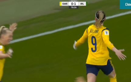 Kosovare Asllani po shkëlqen me kombëtaren e Suedisë, shikoni çfarë goli fenomenal ka shënuar