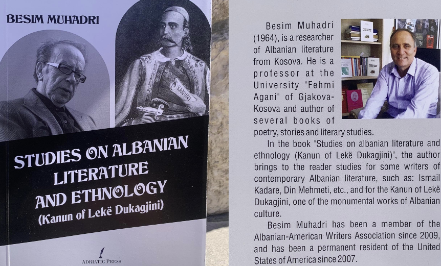 Botohet në Nju Jork në anglisht libri i Prof. Besim Muhadrit “Studies an Albanian Literature and Ethnology, Kanun of Lekë Dukagjini”