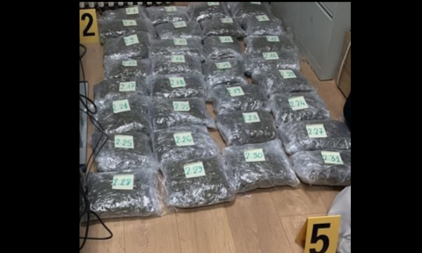 Kapen afro 17 kg drogë në Prishtinë, arrestohet shqiptari që po kërkohej edhe nga Italia