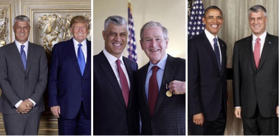 Milaim Zeka publikon fotografi të Thaçit me 5 presidentë amerikanë, e quan buldozer