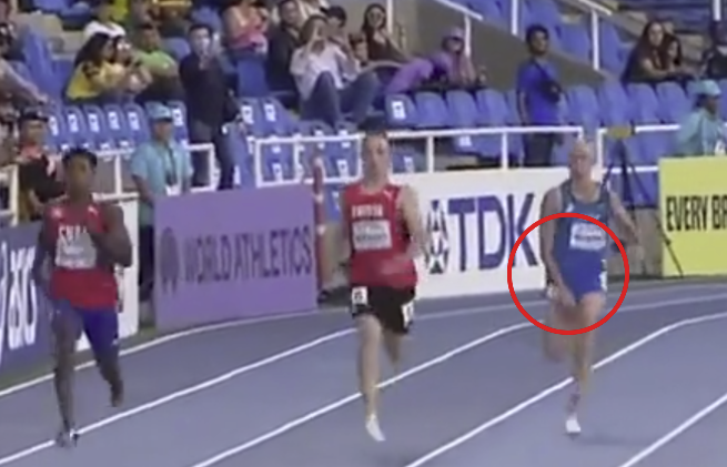 Atleti flet për herë të parë pasi i’u publikua video kur gjatë vrapimit i duket organi gjenital