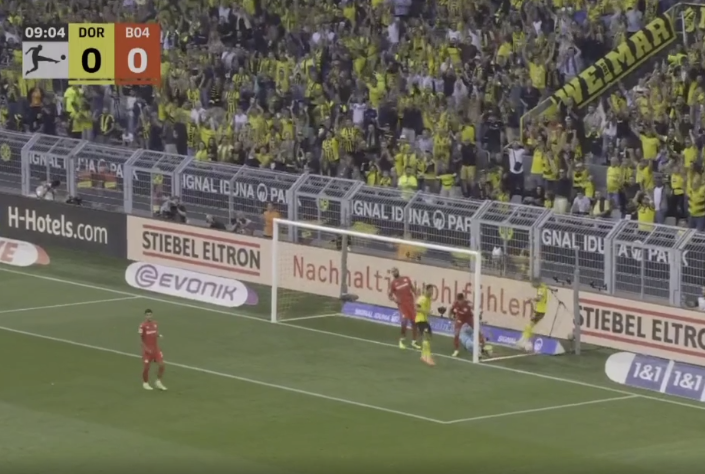 Dortmundi në avantazh ndaj Leverkusen, shënohet gol i çuditshëm