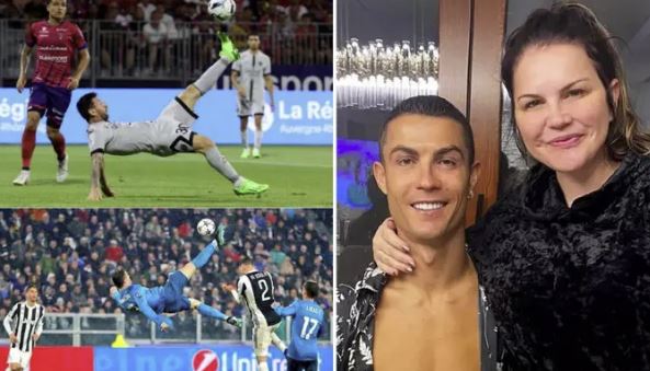 Motra e Ronaldos e pëlqen dhe komenton postimin që tallte golin e Messit me ‘biçikletë’