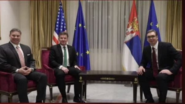 Në këto orë të mbrëmjes Serbisë vazhdon t’i bëhet presion nga BE-ja dhe ShBA