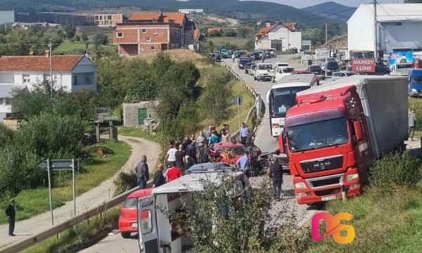 Dy të lënduar nga aksidenti  në magjistralen Gjilan-Prishtinë, policia tregon gjendjen e tyre