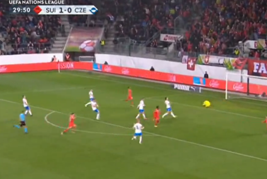 Zvicra nuk ka të ndalur – Embolo shënon golin e dytë ndaj Çekisë