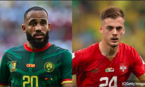 Kameruni – Serbia, formacionet zyrtare