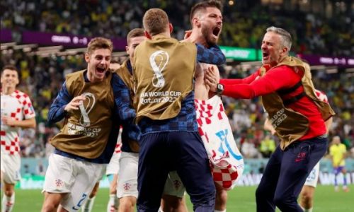 Kroacia në gjysmëfinale, e eliminon Brazilin pas penalltive