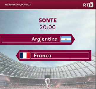 Televizioni publik ia huq keq në paralajmërimin e ndeshjes: “Argjentina dhe Franca përballen sot”