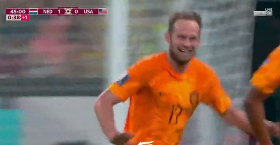 Holanda e mbyll pjesën e parë me gol kundër SHBA-ve, Blind shënon për 2:0