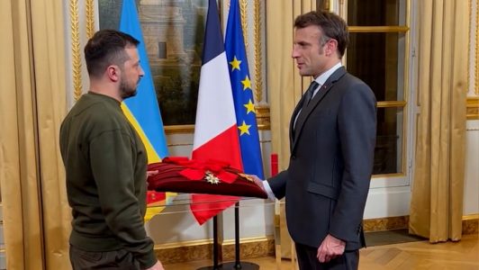 Zelensky: Kam folur me Macron-in për të ushtruar presion ndaj Rusisë