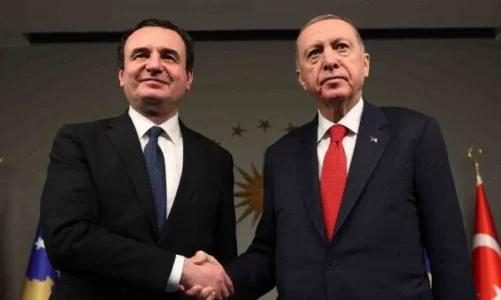 Kurti uron Erdoganin: Mezi pres ta thellojmë bashkëpunimi Kosovë – Turqi
