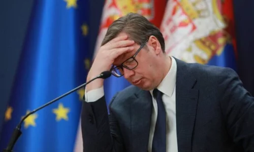 Danasi serb: Vuçiq në 14 konferencë për media