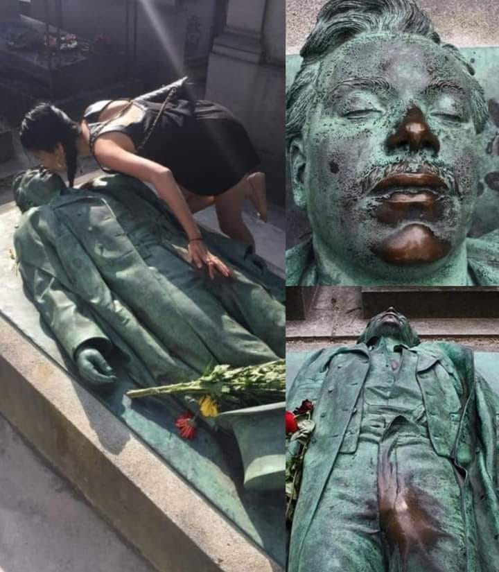 Femrat e puthin në buzë dhe i shkundin k*qet: Nuk do ta besoni arsyen pse statuja ‘Victor Noir’ është më e famshmja në Paris