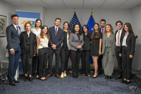 Osmani premton mbështetje për studentët shqiptarë në SHBA