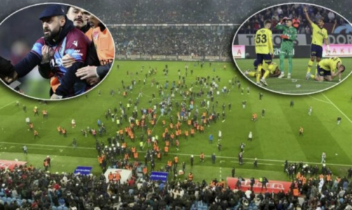 VIDEO: Dhuna e shfaqur mbrëmë në ndeshjen mes Trabzonsporit dhe Fenerbahçes, reagon Presidenti i FIFA-s dhe Federata Turke
