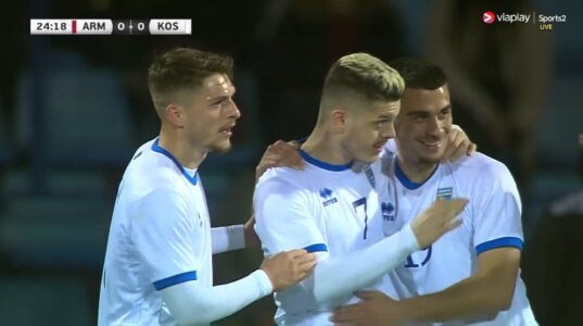 Milot Rashica shënon gol ndaj Armenisë
