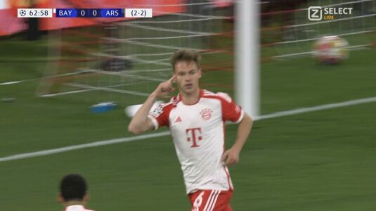 Kimmmmmmmmich – gol i çmendur nga Bayerni, kalon në epërsi ndaj Arsenalit