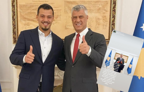 Ditëlindja e Thaçit, djali i tij Endriti me një urim emocionues: I bindur që në ditëlindjen e ardhshme do t’i gëzohemi lajmit të kthimit tënd në atdhe