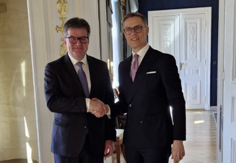 Lajçak me presidentin e Finlandës flasin për dialogun Kosovë   Serbi