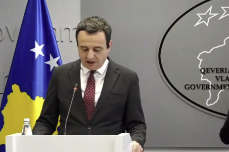 Kurti mban konferencë për media sot në ora 17:30