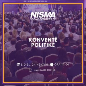 NISMA më 24 nëntor prezanton programin zgjedhor