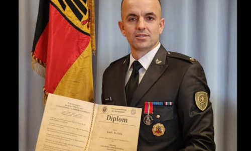 Oficeri i FSK-së diplomon në Gjermani
