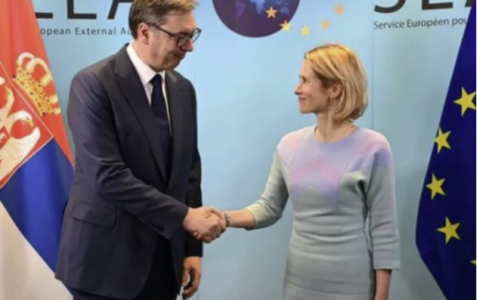 “Bisedë e vështirë”, Vuçiq i shpalos kërkesat e Kallas lidhur me Kosovën